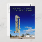 No Tell Hotel Postkarte (Vorne/Hinten)