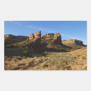 No Thorfare Canyon Colorado Nationales Monument Rechteckiger Aufkleber