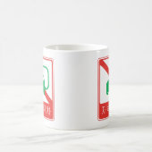 NO Thorfare for NEVs Korean Traffic Sign Kaffeetasse (Mittel)