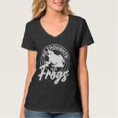 No Thoughts Just Frogs T-Shirt (Vorderseite)