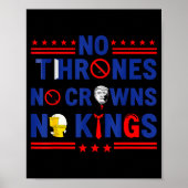 No Thrones No Crowns No Kings Poster (Vorne)