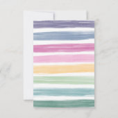 No Time To Siesta First Fiesta Girl Birthday Dankeskarte (Rückseite)