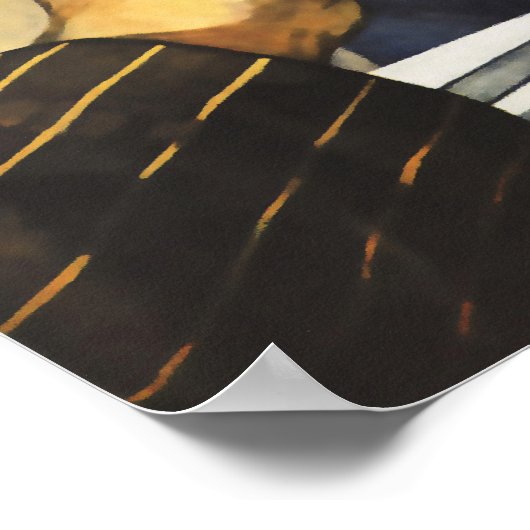 "No to Alcohol" Poster (Ecke)