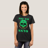 No to NATO Anti War Peace T-Shirt (Vorne ganz)
