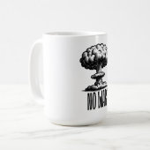 NO TO WAR Coffee Mug Kaffeetasse (Vorderseite Links)