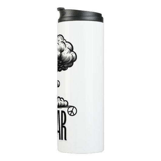 NO TO WAR  Mug Thermosbecher (Nach rechts gedreht)