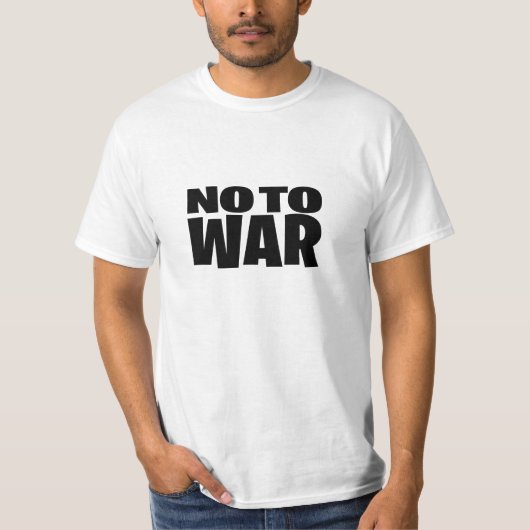 No To War T-Shirt (Vorderseite)
