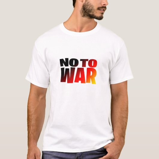 No To War T-Shirt (Vorderseite)
