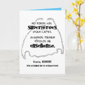 No todos los superhéroes usan capas. karte (Gelbe Blume)