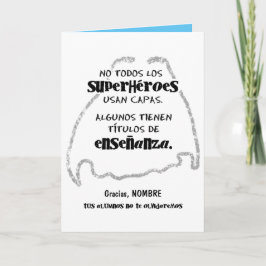 No todos los superhéroes usan capas. karte