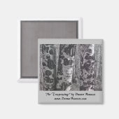 "No Trespassing"-Bild des kohlezeichnend Magneten Magnet (Vorderseite/Rückseite)