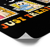 No Tricks Just S Funny Halloween Ghost Nursing Poster (Ecke)