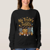 No Tricks Just Treats | ExDesigner | Halloween Sweatshirt (Vorderseite)