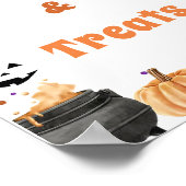 "No Tricks & Leckereien" Boo Niedlich Ghost Game Poster (Ecke)