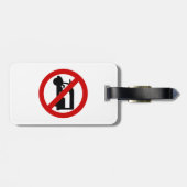 NO Tuk Tuk TAXI ⚠ thailändisches ⚠ Gepäckanhänger (Rückseite horizontal)