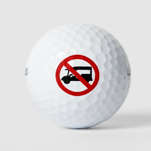 NO Tuk Tuk TAXI ⚠ thailändisches ⚠ Golfball (Vorderseite)