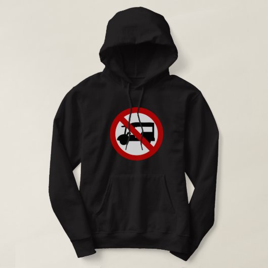 NO Tuk Tuk TAXI ⚠ thailändisches ⚠ Hoodie (Design vorne)