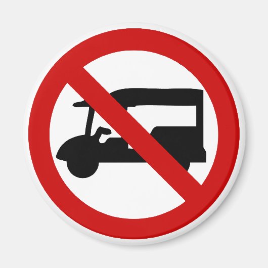NO Tuk Tuk TAXI ⚠ thailändisches ⚠ Magnet (Vorne)