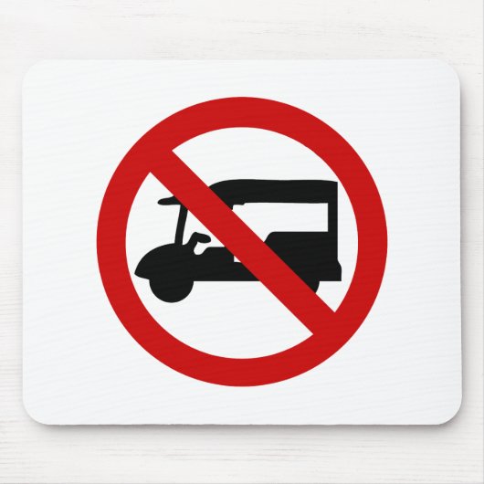 NO Tuk Tuk TAXI ⚠ thailändisches ⚠ Mousepad (Vorne)