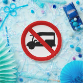 NO Tuk Tuk TAXI ⚠ thailändisches ⚠ Pappteller (Party)
