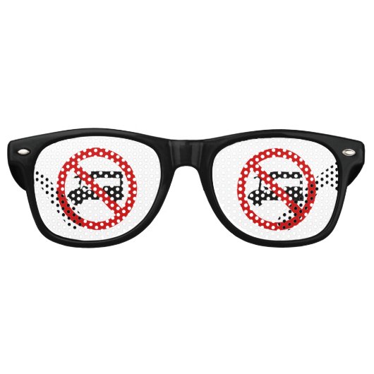 NO Tuk Tuk TAXI ⚠ thailändisches ⚠ Partybrille (Vorderseite)