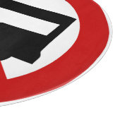 NO Tuk Tuk TAXI ⚠ thailändisches ⚠ Schneidebrett (Ecke)