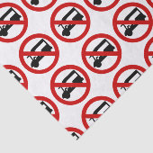 NO Tuk Tuk TAXI ⚠ thailändisches ⚠ Seidenpapier (Ausschnitt)