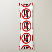 NO Tuk Tuk TAXI ⚠ thailändisches ⚠ Seitenschläferkissen (Rückseite (Vertikal))