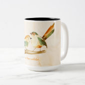 No Two Alike Twins Zweifarbige Tasse (VorderseiteRechts)