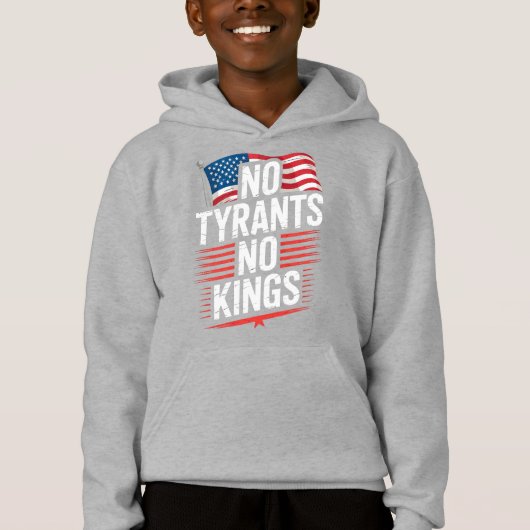 No Tyrants No Kings Patriotic Freedom Activism Tee (Vorderseite)