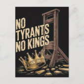 No Tyrants No Kings Postkarte (Vorderseite)