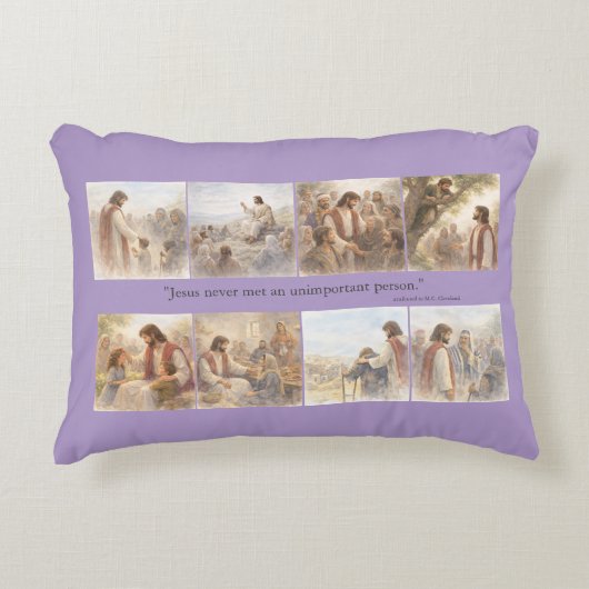 No unimportant person dekokissen (Vorderseite)