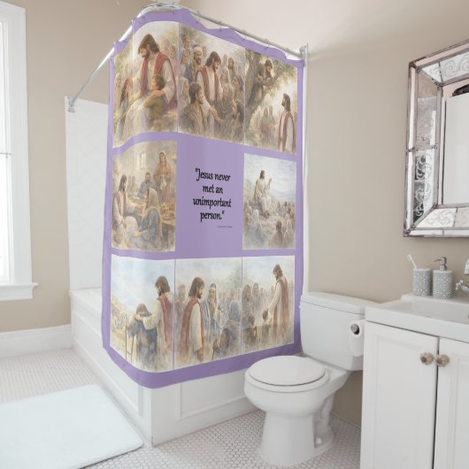 No unimportant person duschvorhang (Beispiel)