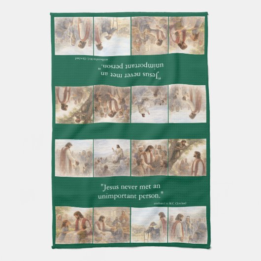 No unimportant person geschirrtuch (Vertikal)