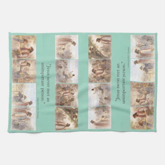 No unimportant person geschirrtuch (Horizontal)