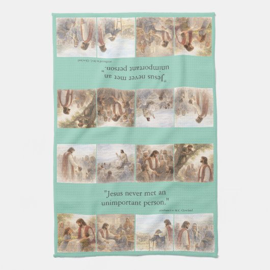 No unimportant person geschirrtuch (Vertikal)