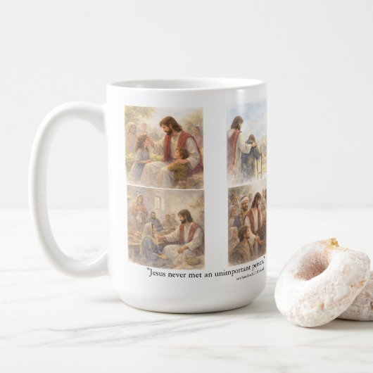 No unimportant person kaffeetasse (Mit Donut)