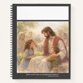 No unimportant person notizblock