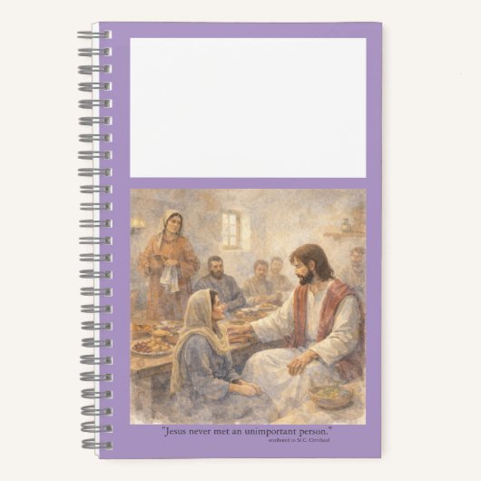 No unimportant person notizblock (Vorderseite)