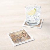 No unimportant person rechteckiger pappuntersetzer (Vor Ort)