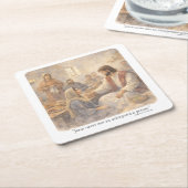 No unimportant person rechteckiger pappuntersetzer (angewinkelt)