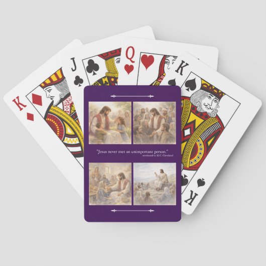 No unimportant person spielkarten (Rückseite)