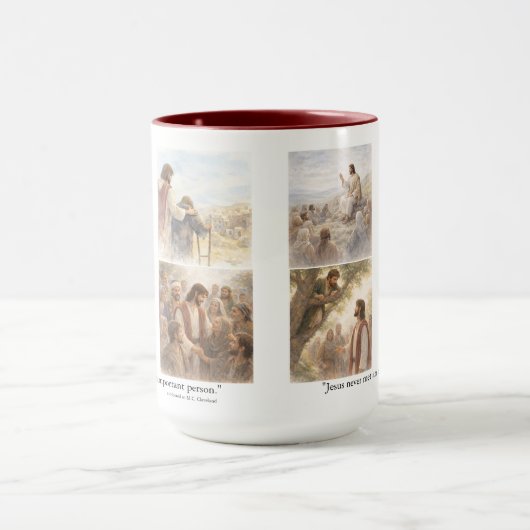 No unimportant person tasse (Zentrum)