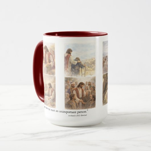 No unimportant person tasse (Vorderseite Links)