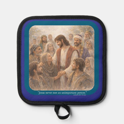 No unimportant person topflappen (Vorderseite)