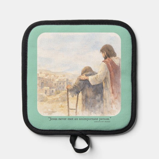 No unimportant person topflappen (Vorderseite)