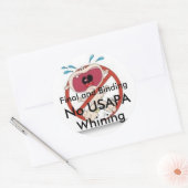 No USAPA Whinning #3 Runder Aufkleber (Umschlag)