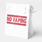 No Vaping Red Ink Stamp Geschenkschachtel (Rückseite)