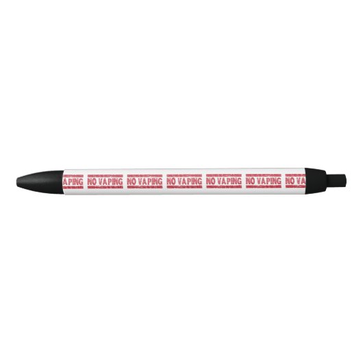 No Vaping Red Ink Stamp Kugelschreiber (Vorderseite)