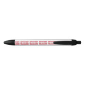 No Vaping Red Ink Stamp Kugelschreiber (Rückseite)